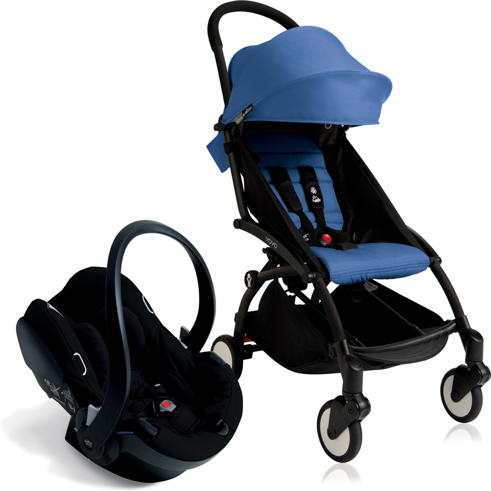 Poussette yoyo + by babyzen complete izi go noir noir/bleue de Babyzen