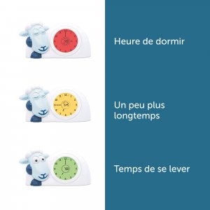 Veilleuse bébé réveil sam bleu Zazu