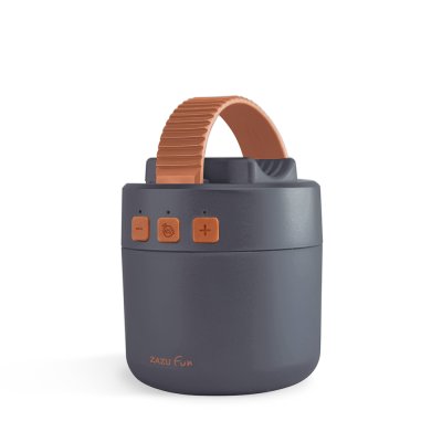 Balancelle nomade intelligente pour poussette gris foncé