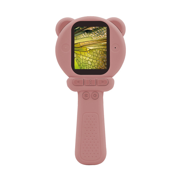 Microscope numérique enfant portable rose Zazu