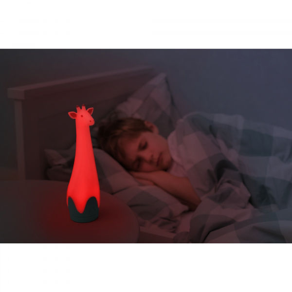 Veilleuse bébé lampe torche gina la girafe grise Zazu