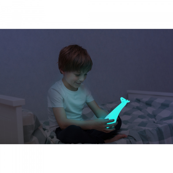 Veilleuse bébé lampe torche gina la girafe grise Zazu