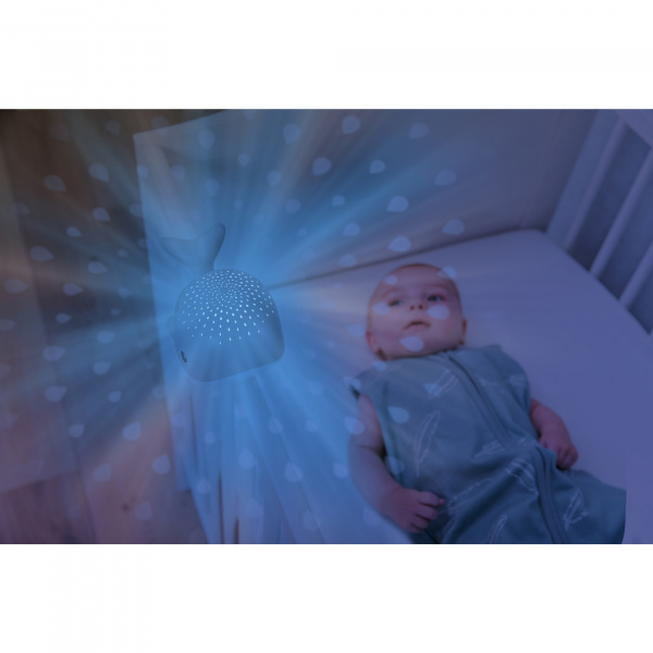 Veilleuse projecteur wally la baleine grise Zazu