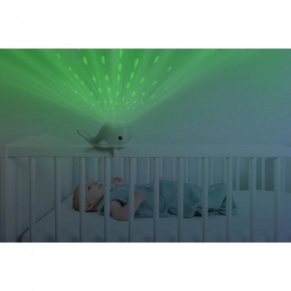 Veilleuse projecteur wally la baleine grise Zazu