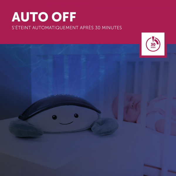 Veilleuse bébé projecteur cody le crabe Zazu