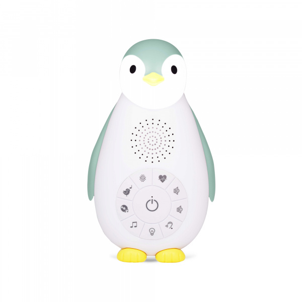 Veilleuse bébé boîte à musique zoé le pingouin bleu Zazu