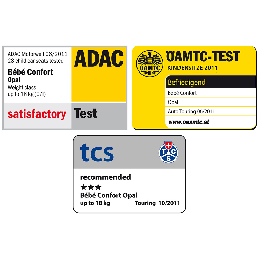 bebe confort opal crash test adac
