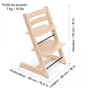 Chaise haute tripp trapp Stokke