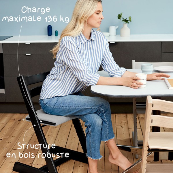Chaise haute bébé évolutive tripp trapp naturel Stokke