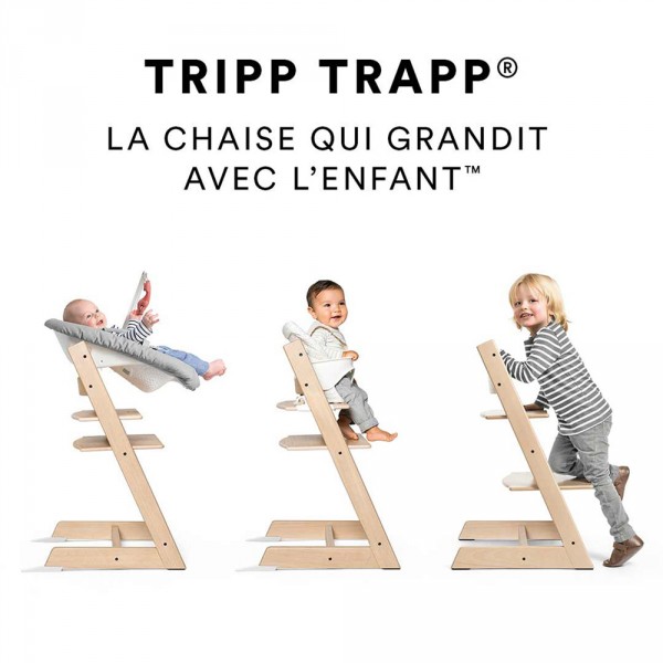Chaise haute bébé évolutive tripp trapp naturel Stokke