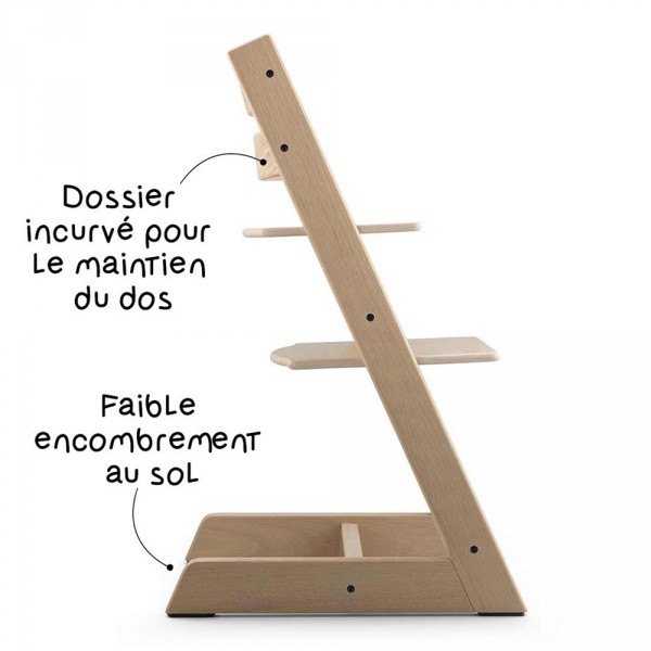 Chaise haute bébé évolutive tripp trapp naturel Stokke