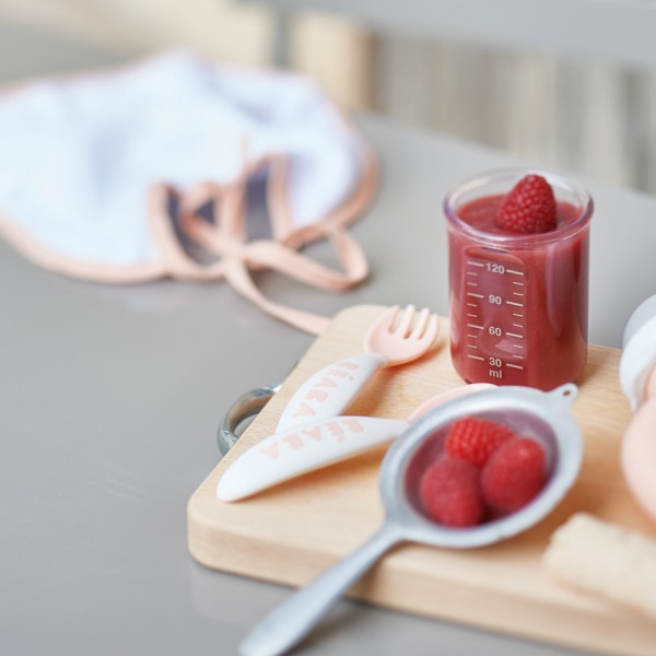 Set de 2 couverts ergo 2ème âge light mist Beaba